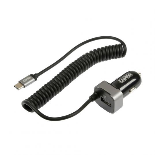 Chargeur USB Type-C avec 1 port USB - Fast Charge - 3000 mA - 12/24V